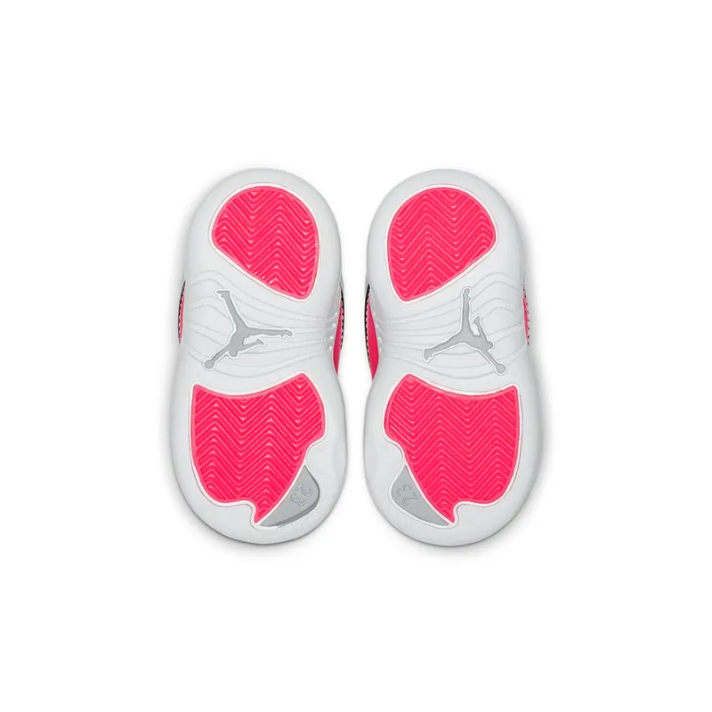 Jordan 12 Retro Wolf Grey Racer Pink (TD) Wolf Grey/Racer Pink-Black (819666-060)