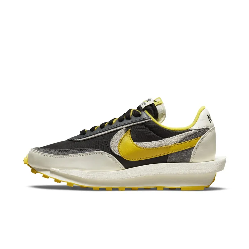 Nike x sacai UNDERCOVER LDWaffle Black Bright Citron (DJ4877-001)