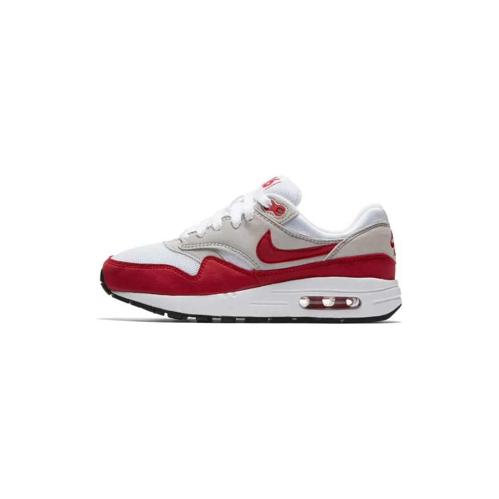 Nike Air Max 1 Air Max Day Red 2017 (GS) White/University Red-Neutral Grey-Black (827657-101)