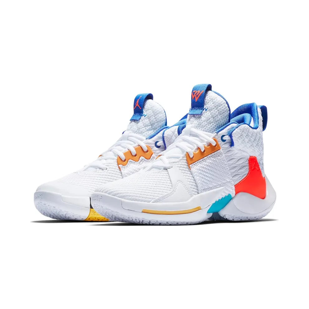 Jordan Why Not 0.2 OKC Home (GS) White/Total Crimson-Tidal Blue (AO6218-100)
