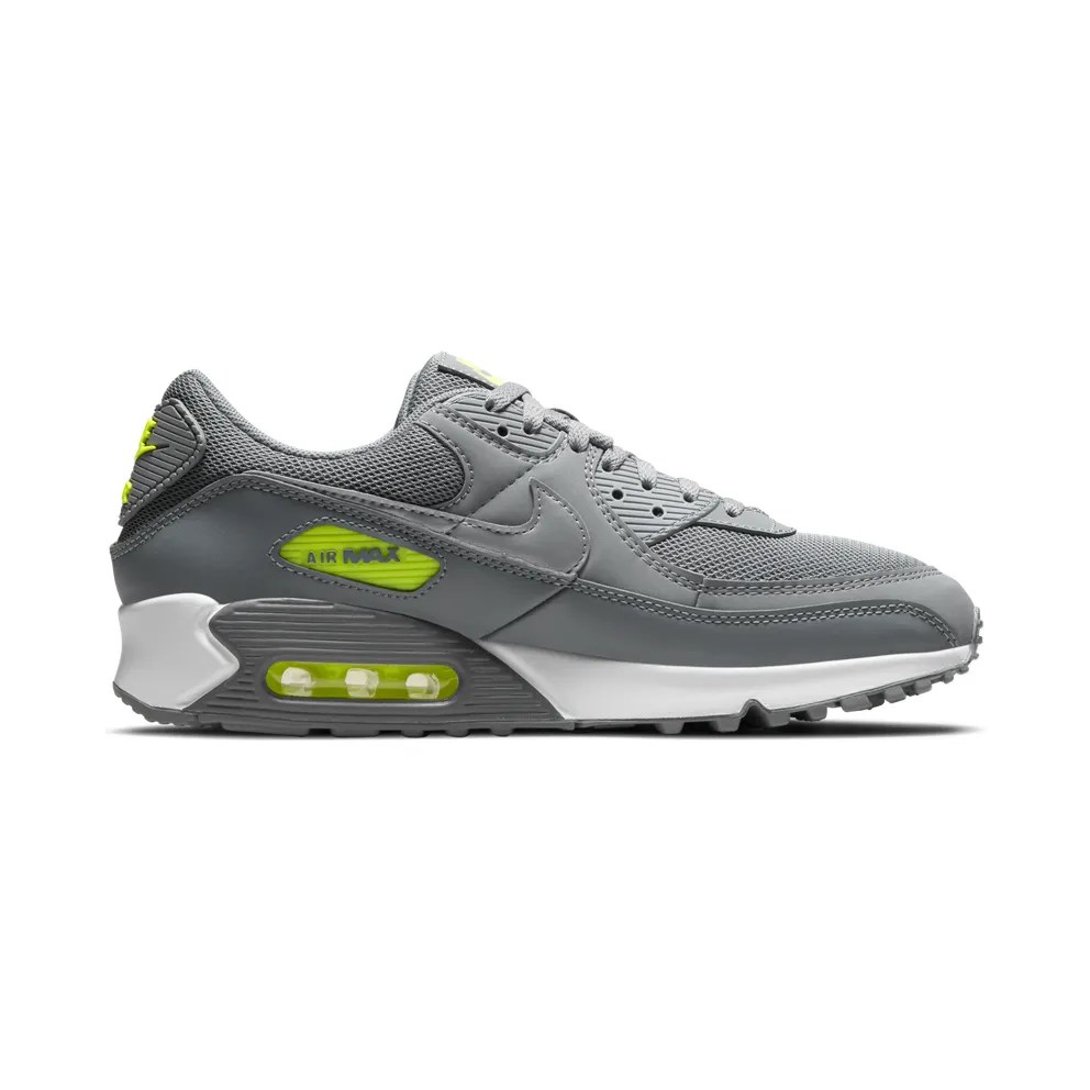 Nike Air Max 90 “Smoke Grey / Volt / White / Reflect Silver” (DJ6881-002)