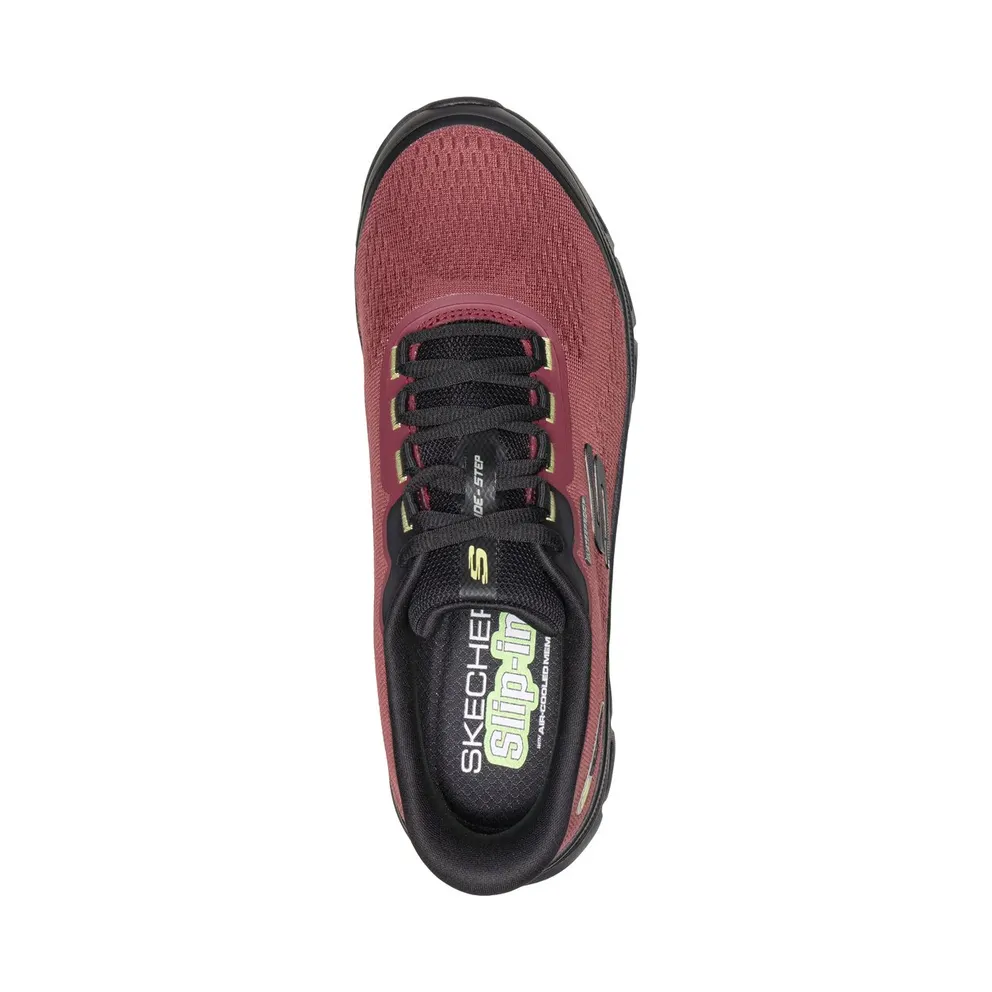 Skechers Slip-ins Waterproof: Glide-Step Pro – ChaChing Sneaker Bourgondië/Black