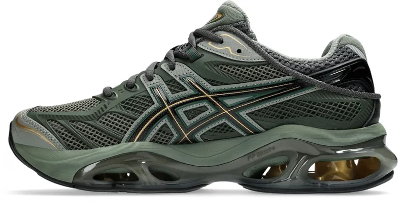ASICS GEL-KINETIC 2.0 “Obsidian Grey / Olive Canvas” (1203A678-025)