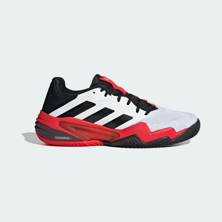 Adidas Barricade 13 Clay Tennisschoenen Cloud White / Core Black / Lucid Red (JH9015)