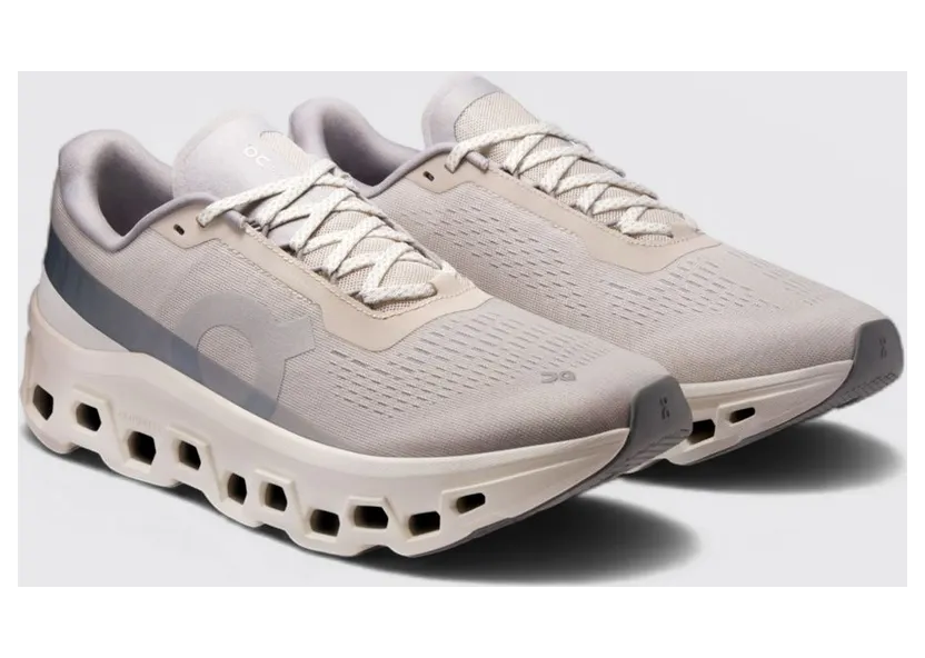 On Running Cloudmonster 1 Mesh Sneakers On Pearl (3MF3074PEARL)