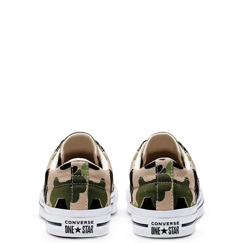 Converse One Star Ox Duck Camo Candied Ginger/Piquant Green (165027C)