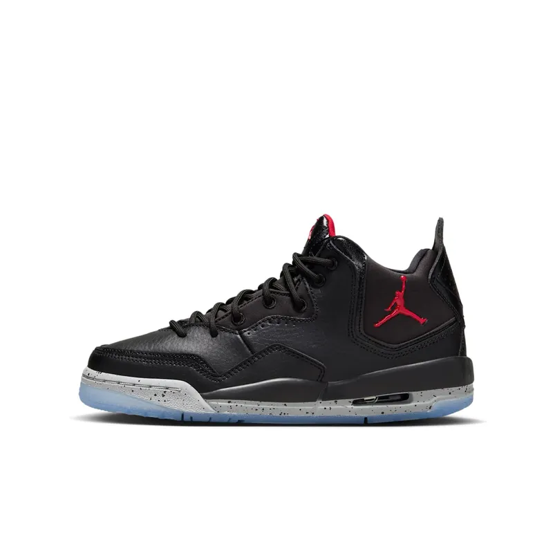 Jordan Courtside 23 Black Cement (GS) Black/Gym Red-Particle Grey (AR1002-023)