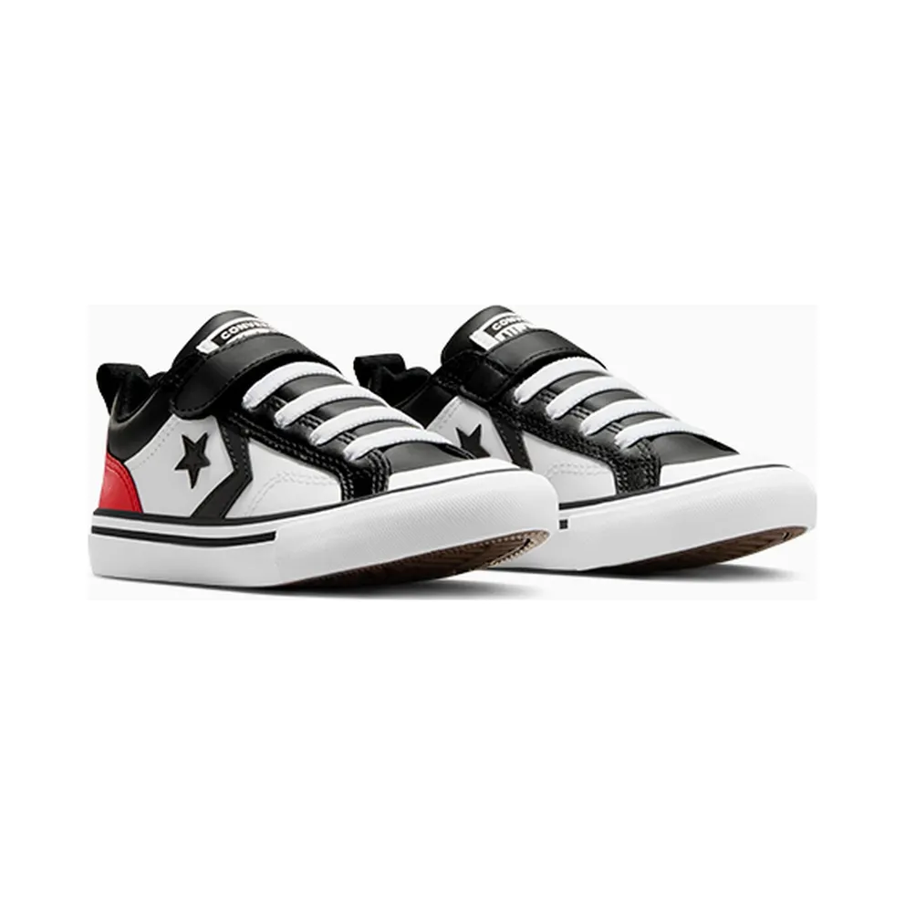Converse Pro Blaze Strap Leather Easy On Black/Red/White (A10741C)