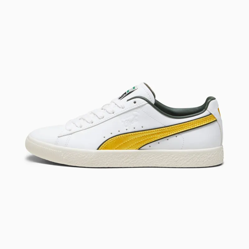 Puma Clyde Varsity White/Yellow (394684-02)