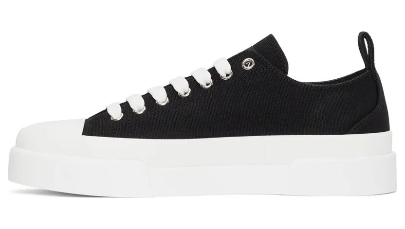 Dolce & Gabbana Black & White Portofino Light Sneakers (CS1888 AO867) (3)