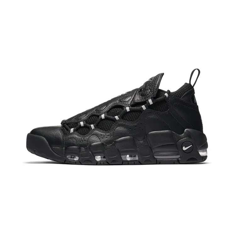 Nike Air More Money “Black / Pure Platinum / Metallic Silver” (AJ2998-002)