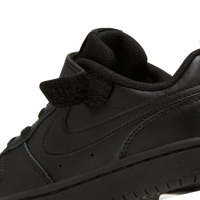 Nike Court Borough Low 2 Younger Kids’ Black (BQ5451-001)