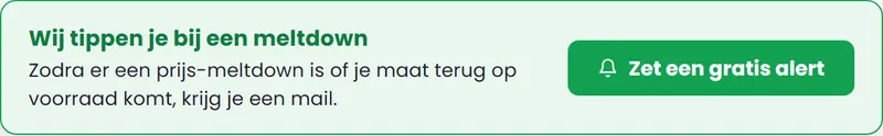 Meltdown-alertblok op een sneakerpagina