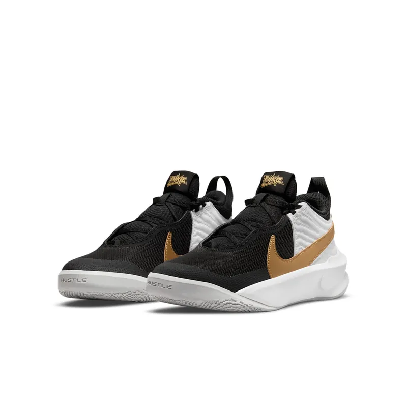 Nike Team Hustle D 10 Black Metallic Gold (CW6735-002)