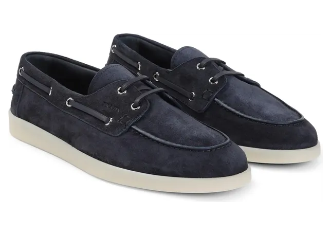 Prada Suede Boat “Blue” (2EG503 F G001 103 F0008) (2)