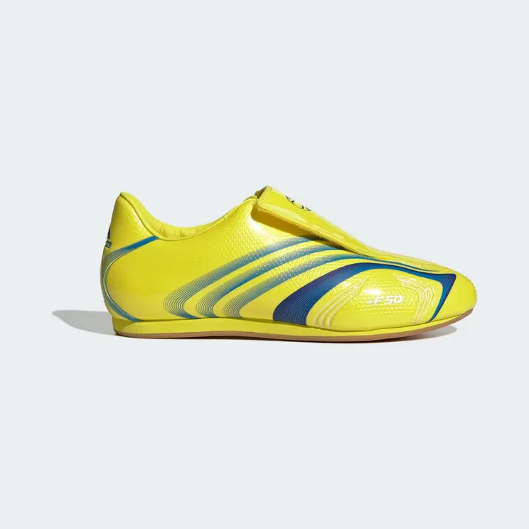 adidas Taekwondo F50 “Bright Yellow / Bright Blue / Royal Blue” (JR6026)