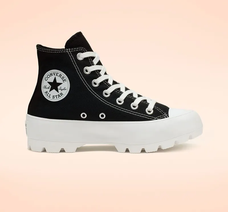Converse Chuck Taylor All Star High Lugged ‘Black’ Black/White/Black (565901C)