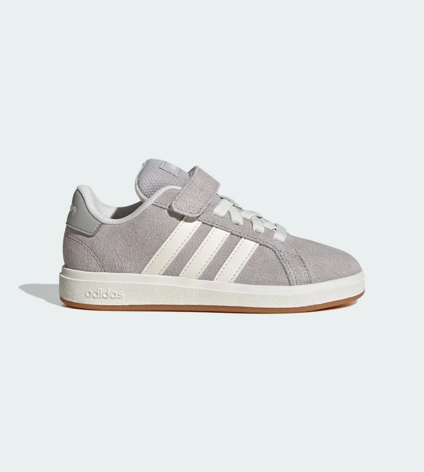Adidas Grand Court 00s Kids Grey Two / Off White / Gum (JP5897)