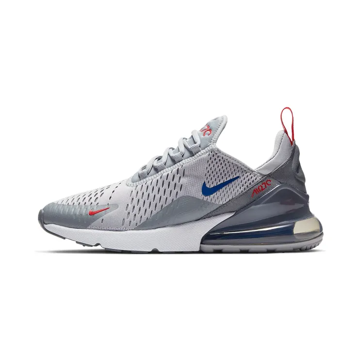 Nike Air Max 270 “Wolf Grey / Cool Grey / Habanero Red / Game Royal” (CD7338-001)
