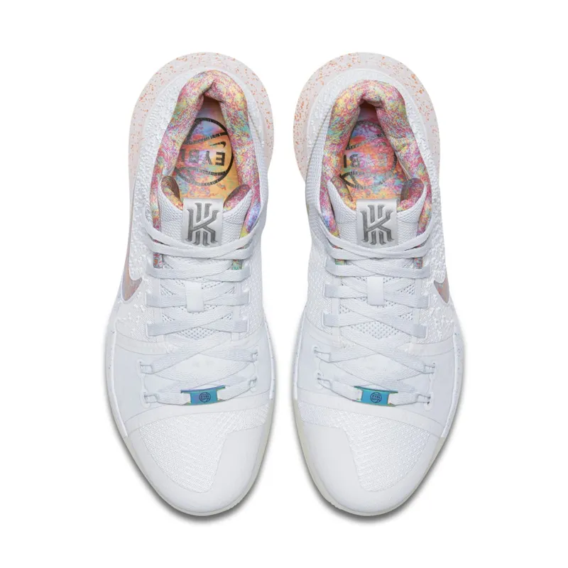 Nike Kyrie 3 EYBL Pure Platinum/Multi-Color-Black (942206-001)