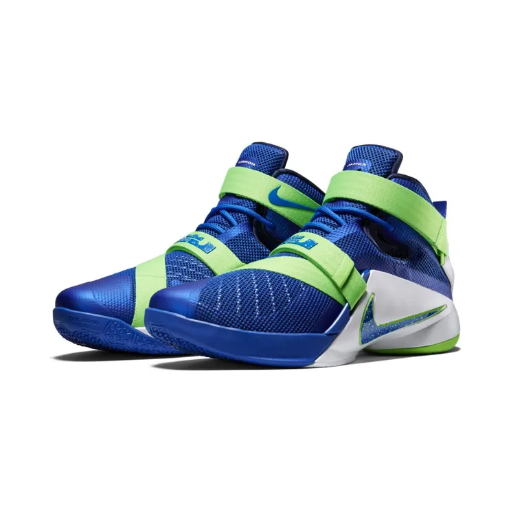 LeBron Soldier 9 “Sprite” Game Royal/Game Royal-White-Green Streak (749417-441)