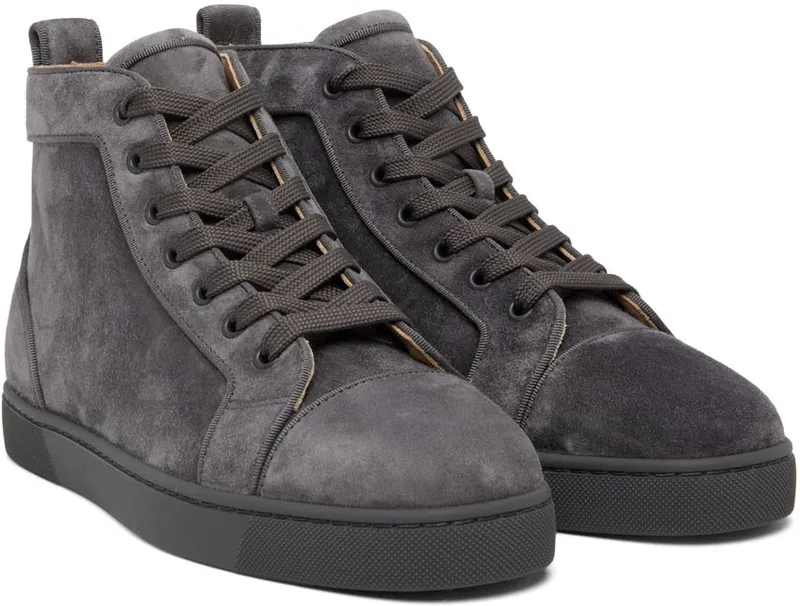Christian Louboutin Grey Louis Orlato High (3161213)