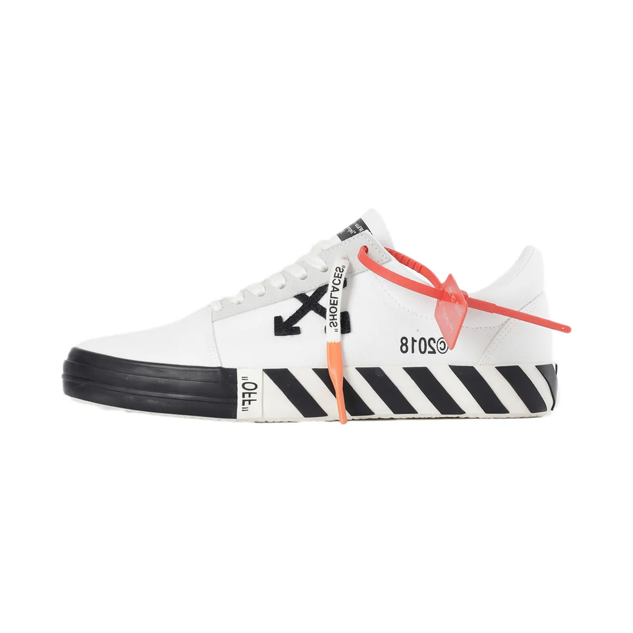 OFF-WHITE Vulc Low White (Updated Stripes)