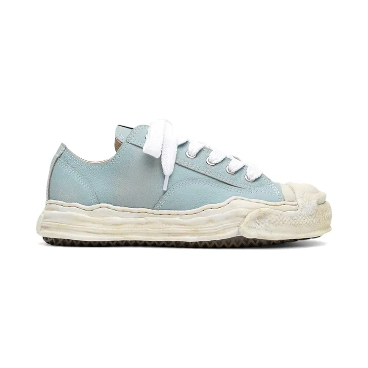 Maison Mihara Yasuhiro Hank OG Sole Shrink Leather Low Blue (A16FW734-BLU)