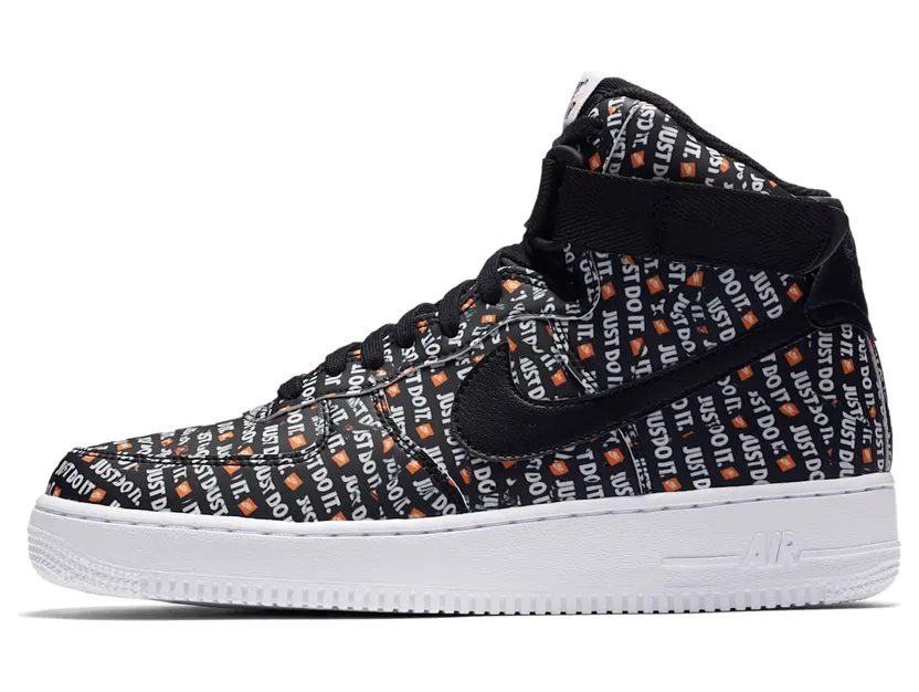 Nike Air Force 1 High Just Do It Pack Black