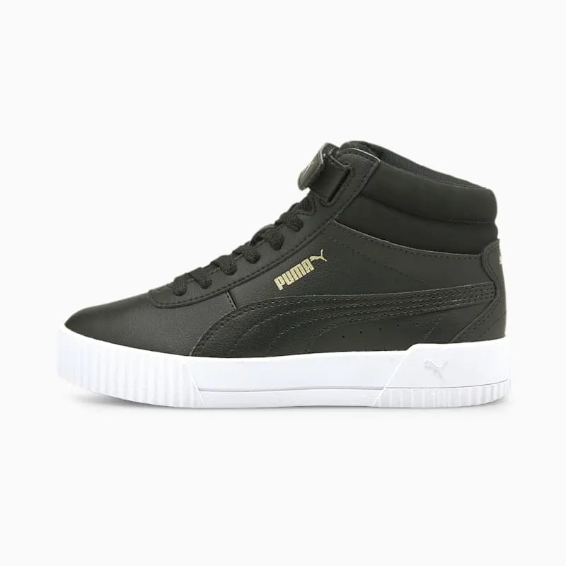 PUMA Carina Mid Youth Black/Black/Gold (374440-03)
