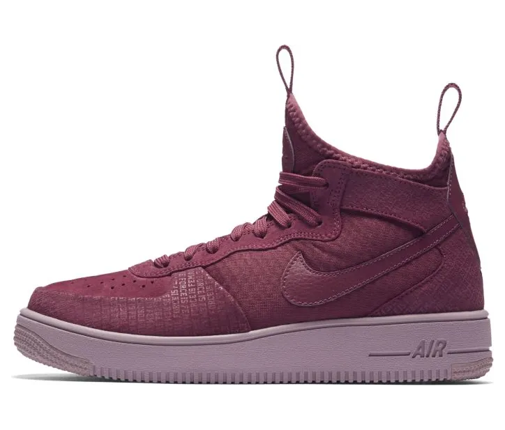 Nike Air Force 1 Ultraforce Mid Force Is Female Vintage Wine (W)