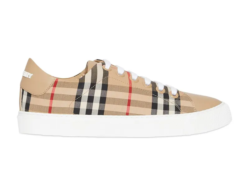 Burberry Bio-based Sole Vintage Check and Leather Archive Beige (W) (8017249)
