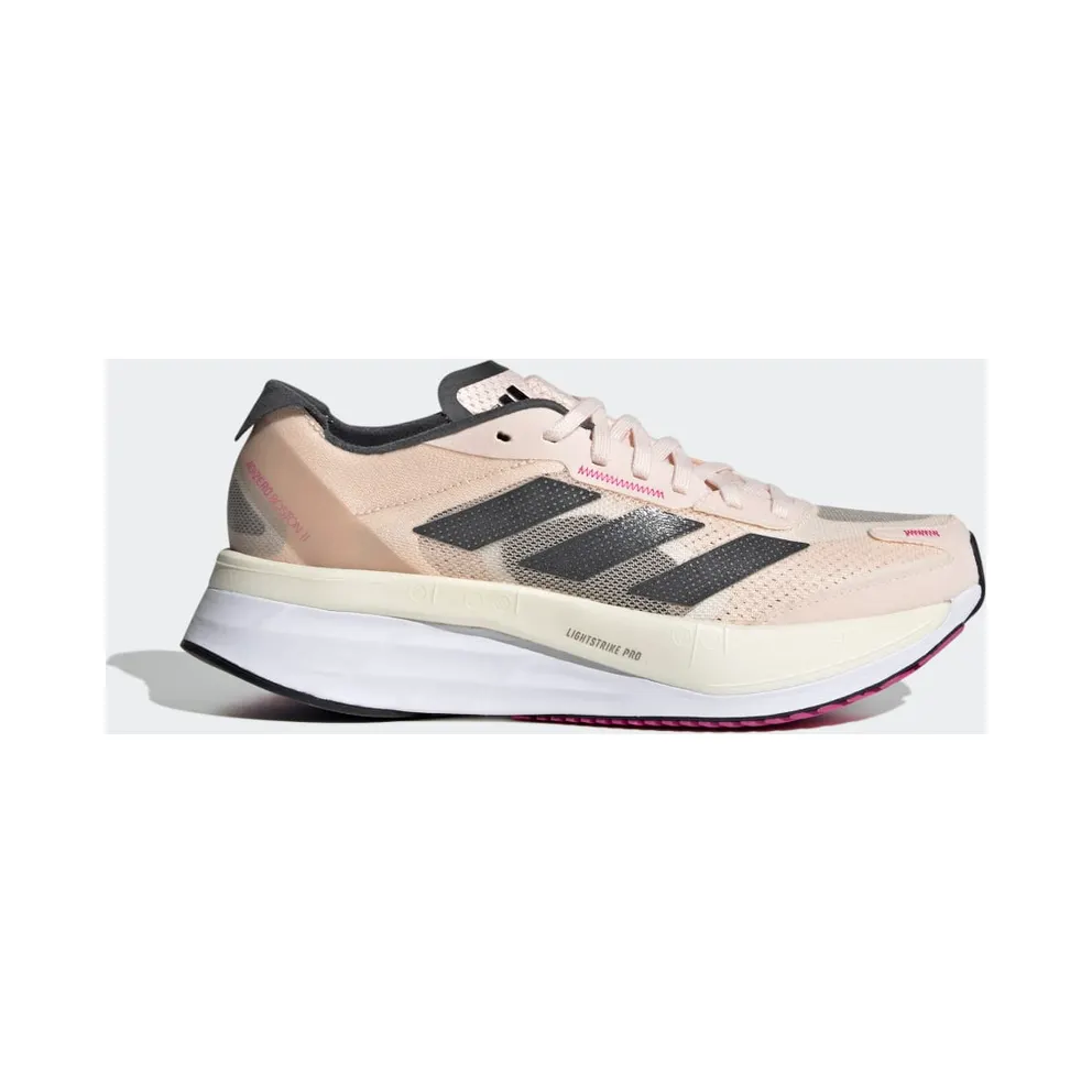 adidas Adizero Boston 11 Laufschuh Wonder Quartz / Carbon / Crystal White (GV9076)
