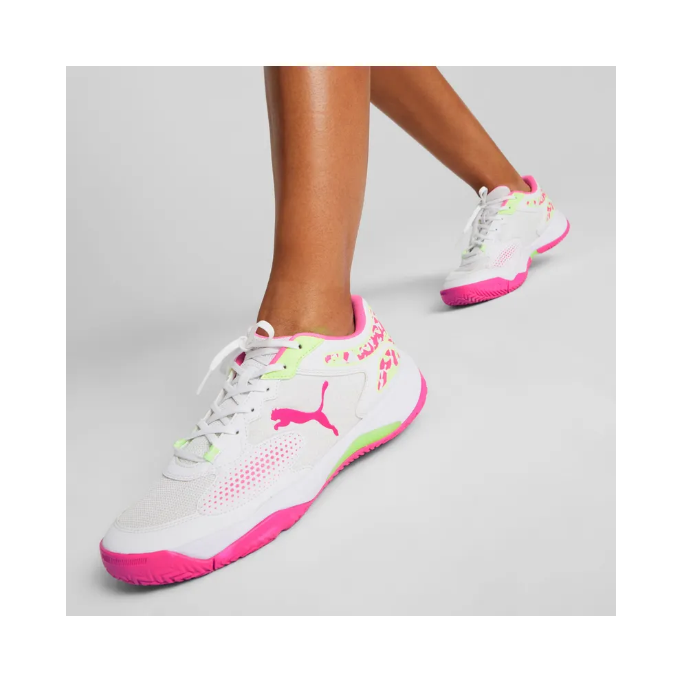 Puma Solarcourt RCT Padel Shoes White/Yellow (107296-03)