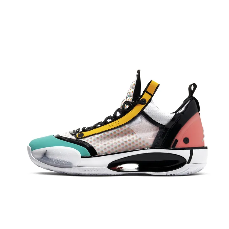 Jordan XXXIV Low Guo Ailun Pop Art White/Multi-Color (CZ7748-100)