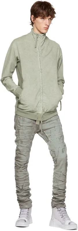 Boris Bidjan Saberi SSENSE Exclusive Grey Bamba 1.1 Sneakers (SSNSx14)