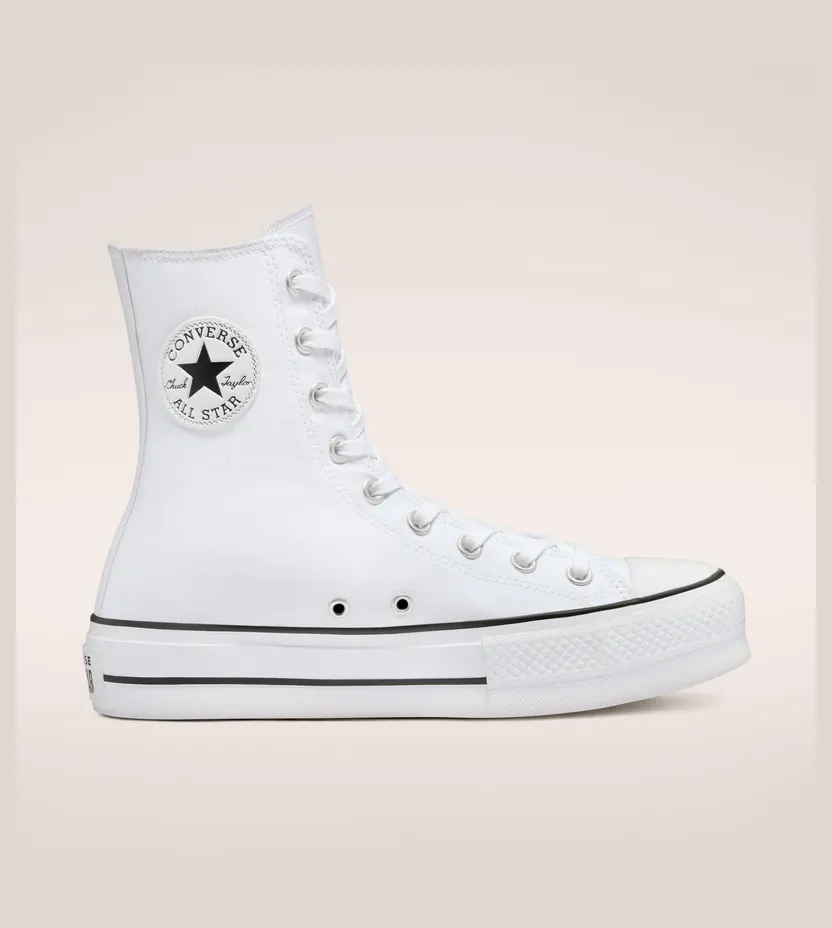 Converse Platform Chuck Taylor All Star High Top White/white/white (170051C)
