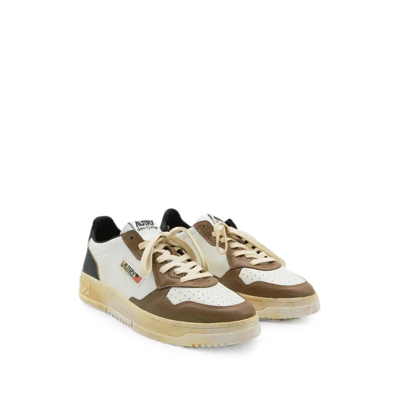 Autry Super Vintage Leather “White/Brown” (AVLM SV60)