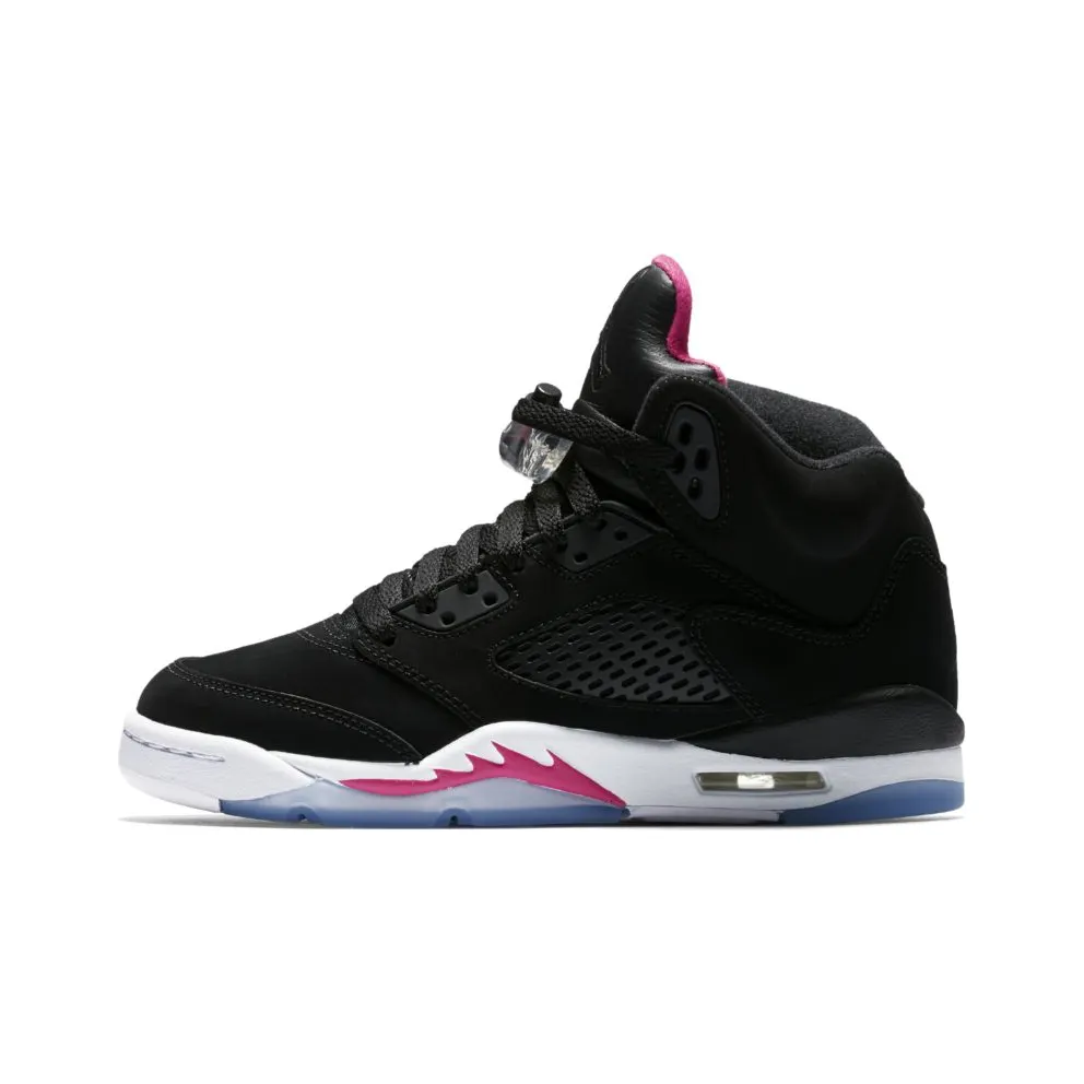 Jordan 5 Retro Black Deadly Pink (GS) Black/Black-Deadly Pink-White (440892-029)