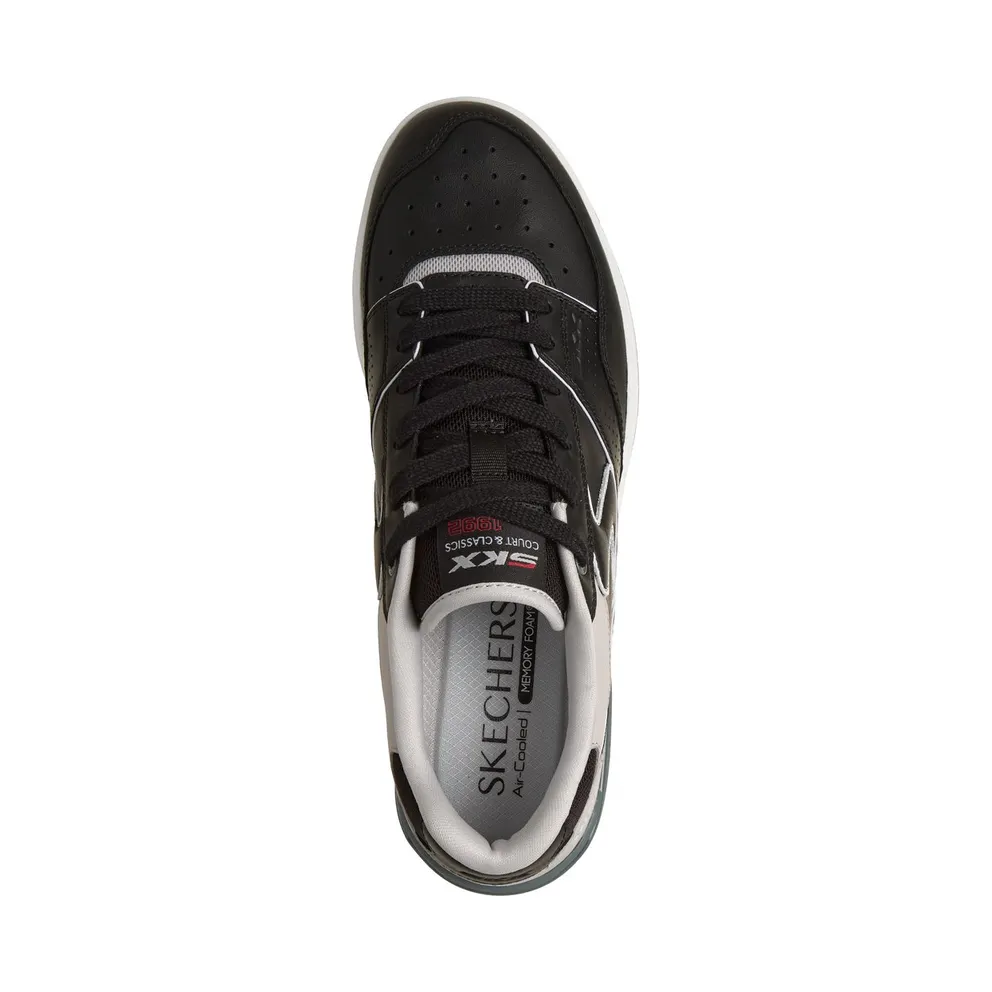 Skechers S-1992 “Argent Sneaker Black / Red” (254175BKRD)