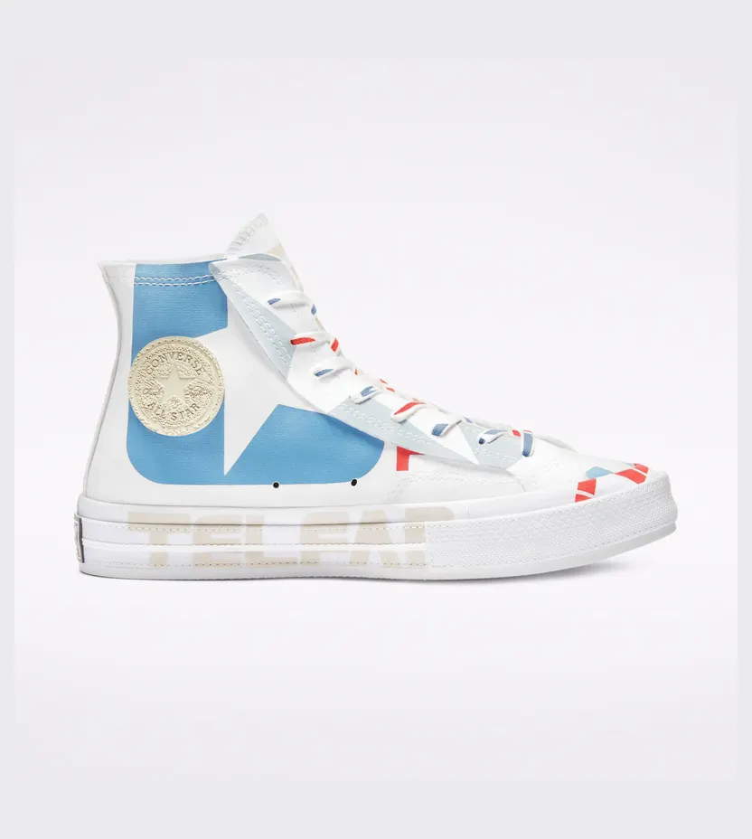 Converse Converse x TELFAR Chuck 70 High Top White/chili Pepper/black (169068C)