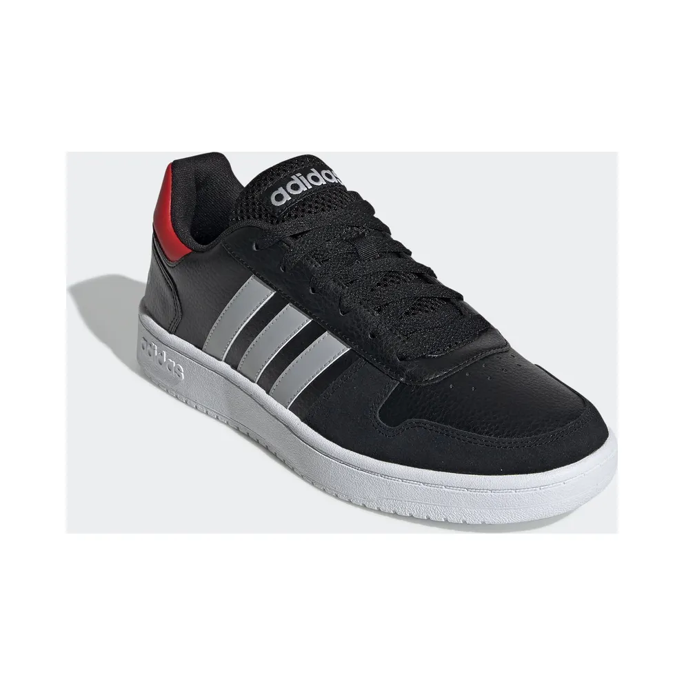 adidas Hoops 2.0 Core Black Core Black/Grey Two/Active Red (EE7800)