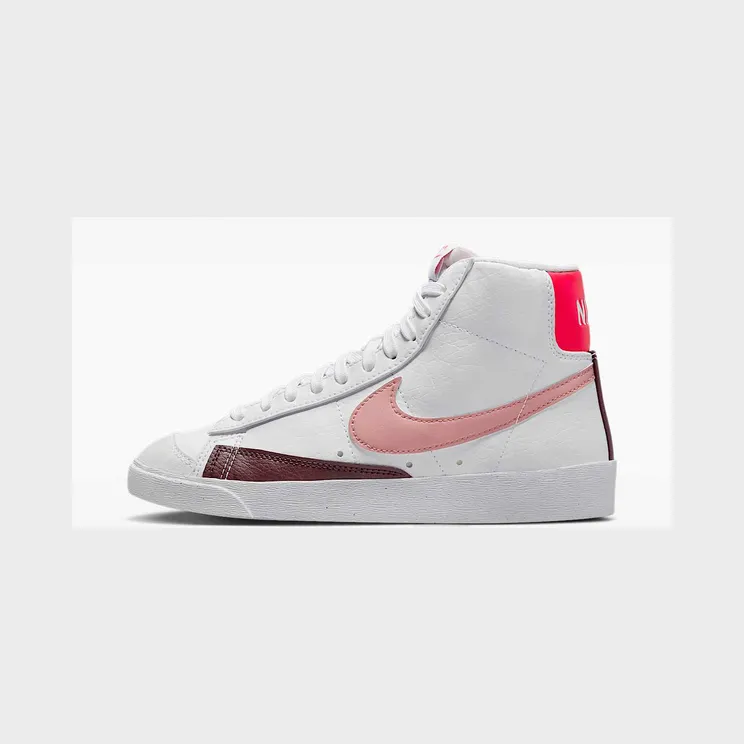 Nike Blazer Mid ’77 Next Nature “White / Night Maroon / Siren Red / Red Stardust” (DQ4124-105)