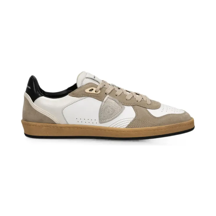 Philippe Model Logo-patch Panelled “White/Neutrals” (PGLU VD05)