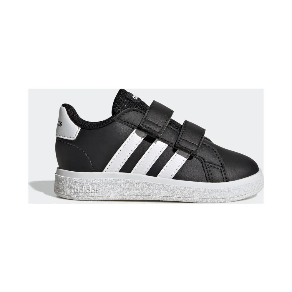 adidas Grand Court Lifestyle Hook and Loop Schuh Core Black / Cloud White / Core Black (GW6523)