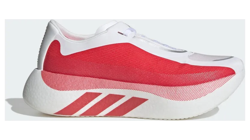 Adidas Hyperboost Edge Hardloopschoenen Cloud White / Pure Ruby / Zero Metalic (KI1913)