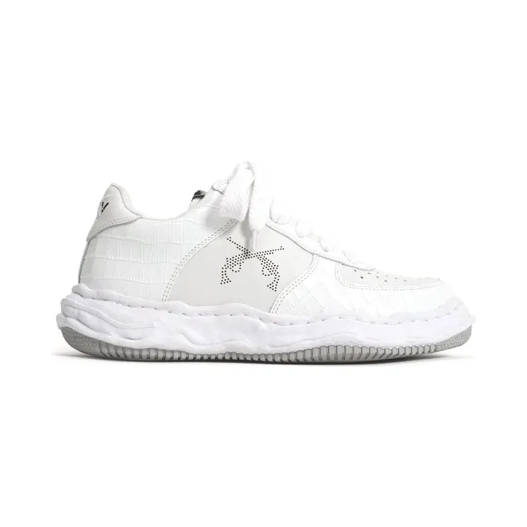 Maison Mihara Yasuhiro Wayne OG Sole Leather Low Roarguns White (C08FW705)