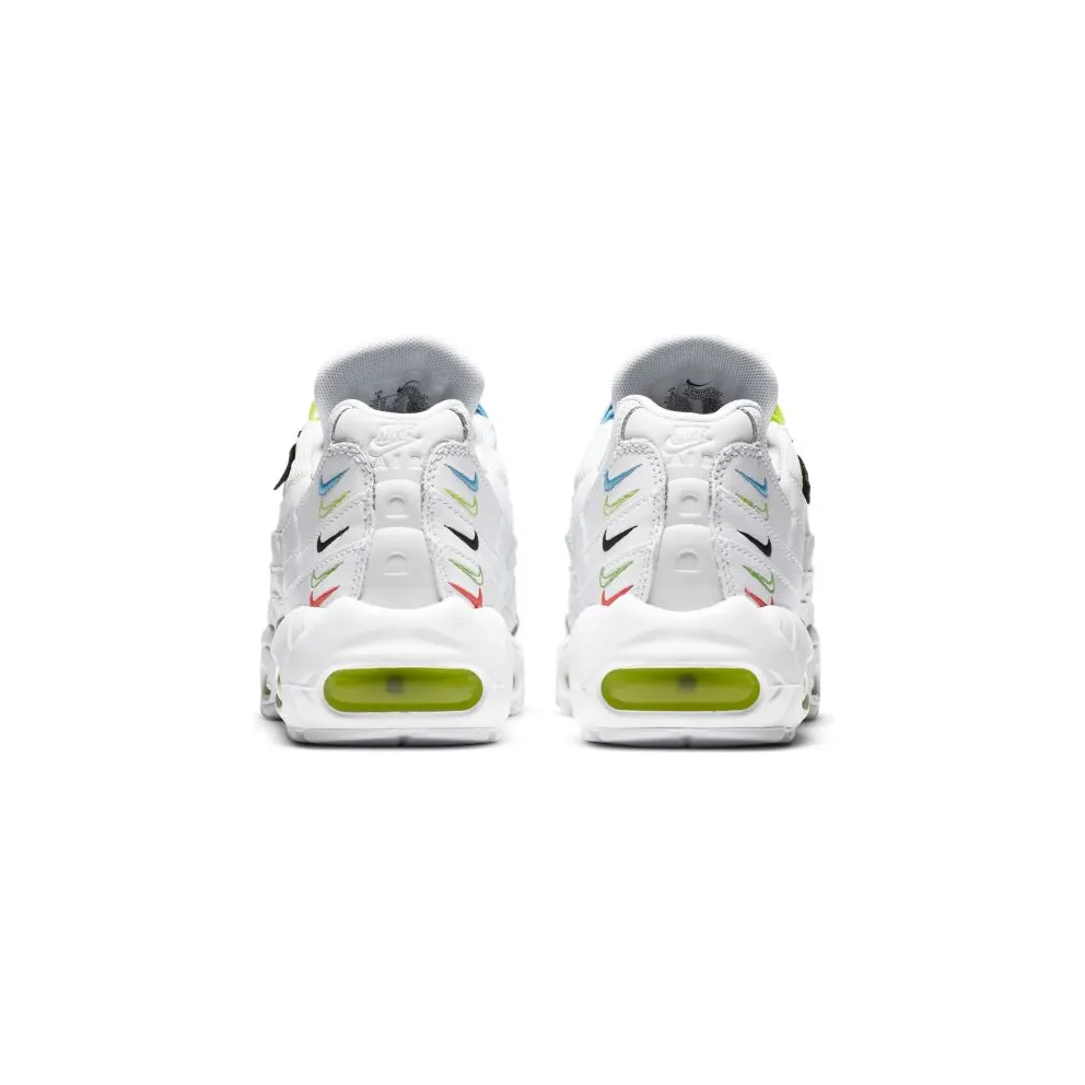 Nike Air Max 95 Worldwide White White/White-Volt-Blue Fury (CV9030-100)