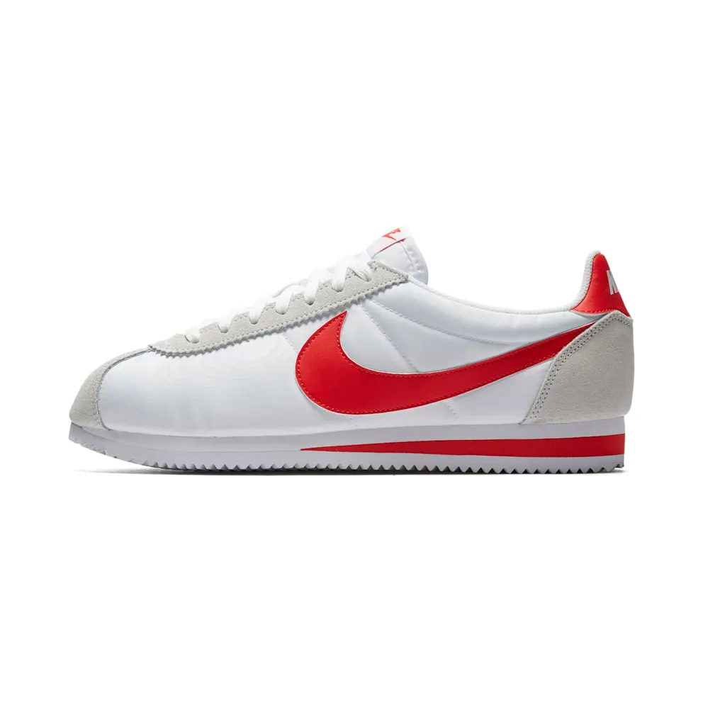 Nike Classic Cortez Nylon White Habanero Red (807472-101)
