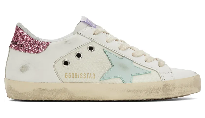 Golden Goose White Super-Star Low-Top Sneakers (GWF00103.F003158.11167)